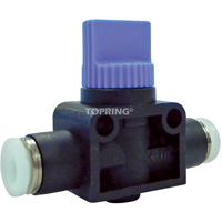 2-Way Straight Union Miniature Hand Valve, 1/4" NPT Air Inlet, 1/4" NPT Outlet, 150 PSI Southpoint Industrial Supply