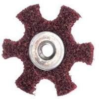 Abrasotex Surface Preparation Star, 3" Dia., Medium Grit, Aluminum Oxide Southpoint Industrial Supply