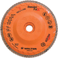 Disque &agrave; lamelles Enduro-Flex, 4-1/2" x 5/8"-11, Type 27, Grain 80, Alumine de zirconium Southpoint Industrial Supply