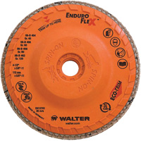 Disque &agrave; lamelles Enduro-Flex, 4-1/2" x 5/8"-11, Type 27, Grain 120, Alumine de zirconium Southpoint Industrial Supply