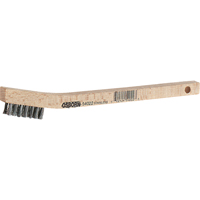 Petites brosses de nettoyage, Laiton, 3 x 7 rangs de fils, Longueur 7-3/4" Southpoint Industrial Supply