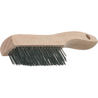 V-Trim Shoe Handle Scratch Brushes, Steel, 4 x 16 Wire Rows, 19-3/4" Long Southpoint Industrial Supply