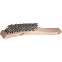 V-Trim Long Handle Scratch Brushes, Steel, 3 x 19 Wire Rows, 13-3/4" Long Southpoint Industrial Supply