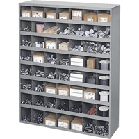 Armoires pour bacs de rangement en acier, 33-3/4" la x 12" p x 42" h, Gris Southpoint Industrial Supply