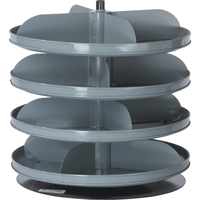 Modules de stockage Rotabin, 60 lb Capacit&eacute; par niveau, 10 Niveau(x), 42-1/8" ha x 17" dia Southpoint Industrial Supply