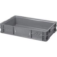 Syst&egrave;me de contenants d'exp&eacute;dition 4845 de StakPak Plus, 15" la x 24" p x 5" h, Gris Southpoint Industrial Supply