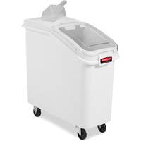 Mobile Ingredient Bins with Sliding Lid, 2.75 cu. ft. Capacity, 28" H x 13-13/100" W x 29-1/4" D Southpoint Industrial Supply