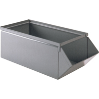 Bac en acier, Cap. 100 lb, 15" la x 24" p x 11" h, Bleu Southpoint Industrial Supply