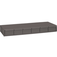 Casiers &agrave; tiroirs industriels, 6 tiroirs, 33-3/4" la x 11-5/8" p x 4" h, Gris Southpoint Industrial Supply