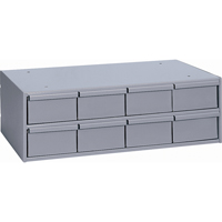 Casiers &agrave; tiroirs industriels, 8 tiroirs, 22-3/4" la x 11-5/8" p x 7-3/8" h, Gris Southpoint Industrial Supply