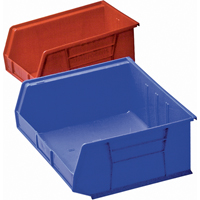 Plastic Bin, 8-1/4" W x 9" H x 18" D, Blue CB114 | Southpoint Industrial Supply
