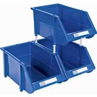 Bac empilable & &agrave; suspendre, 4-13/16" la, 3-3/16" h x 7-1/8" p, Bleu Southpoint Industrial Supply