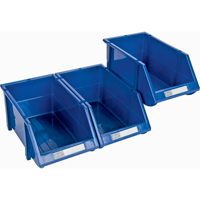 Bac empilable & &agrave; suspendre, 4-13/16" la, 3-3/16" h x 7-1/8" p, Bleu Southpoint Industrial Supply