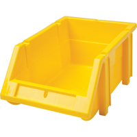 Bac empilable & &agrave; suspendre, 4-13/16" la, 3-3/16" h x 7-1/8" p, Jaune Southpoint Industrial Supply