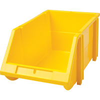 Stack & Hang Bin, 5-7/8" W x 4-11/16" H x 9-13/16" D, Yellow Southpoint Industrial Supply