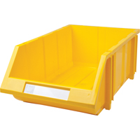 Stack & Hang Bin, 11-13/16" W x 7" H x 17-11/16" D, Yellow Southpoint Industrial Supply
