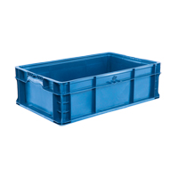 Syst&egrave;me de contenants d'exp&eacute;dition 4845 de StakPak Plus, 15" la x 24" p x 7,5" h, Bleu royal Southpoint Industrial Supply