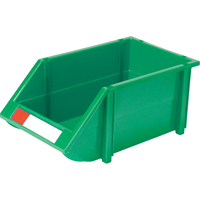 Stack & Hang Bin, 8-3/16" W x 6-3/16" H x 14" D, Green Southpoint Industrial Supply