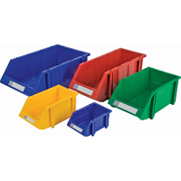 Stack & Hang Bin, 7-7/8" W x 7" H x 17-11/16" D, Red Southpoint Industrial Supply