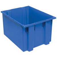 Stack & Nest Totes, 13" x 23.5" x 19.5", Blue Southpoint Industrial Supply