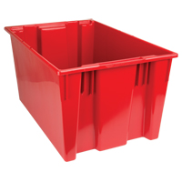 Contenants Stack & Nest, 15" x 29,5" x 19,5", Rouge Southpoint Industrial Supply