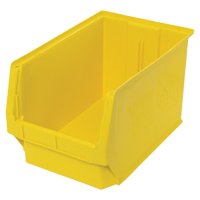 Giant Stacking Containers, 12.375" W x 19.75" D x 11.875" H, Yellow Southpoint Industrial Supply