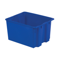 Contenants Stack-N-Nest Polylewton, 12" x 21" x 17", Bleu Southpoint Industrial Supply