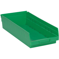 Bacs pour tablette, 8-1/8" la x 4" H x 17-7/8" p, Vert, Capacit&eacute; 40 lb Southpoint Industrial Supply