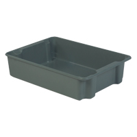 Stack-N-Nest<sup>®</sup> Plexton Containers, 24" W x 34.1" D x 8.1" H, Grey CD205 | Southpoint Industrial Supply