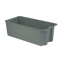 Stack-N-Nest<sup>®</sup> Plexton Containers, 20.1" W x 42.5" D x 14.1" H, Grey CD206 | Southpoint Industrial Supply
