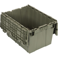 Conteneur &agrave; couvercle attach&eacute;, 12,75" x 19,25" x 15,25", Vert Southpoint Industrial Supply
