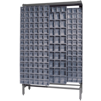 Free-Standing Tip-Out Bins Slider System, 48" W x 18" D x 77" H, 303 Drawers Southpoint Industrial Supply