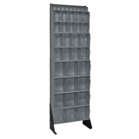 Tip-Out Bins Stand, 23-5/8" W x 8" D x 75" H, 36 Drawers Southpoint Industrial Supply