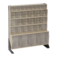 Tip-Out Bins Stand, 23-5/8" W x 8" D x 28" H, 31 Drawers Southpoint Industrial Supply