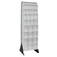 Tip-Out Bins Stand, 23-5/8" W x 16" D x 75" H, 72 Drawers Southpoint Industrial Supply