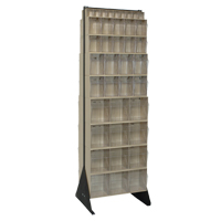 Tip-Out Bins Stand, 23-5/8" W x 16" D x 75" H, 72 Drawers Southpoint Industrial Supply
