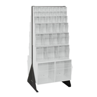 Tip-Out Bins Stand, 23-5/8" W x 16" D x 52" H, 76 Drawers Southpoint Industrial Supply