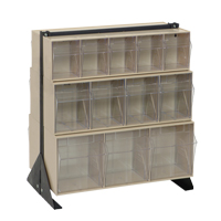 Tip-Out Bins Stand, 23-5/8" W x 16" D x 28" H, 24 Drawers Southpoint Industrial Supply