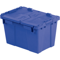 Contenants de distribution Flipak en plastique poly&eacute;thyl&egrave;ne (PE), 15,2" x 10,9" x 9,7", Bleu Southpoint Industrial Supply