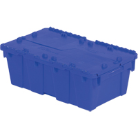 Contenants de distribution Flipak en plastique poly&eacute;thyl&egrave;ne (PE), 19,7" x 11,8" x 7,3", Bleu Southpoint Industrial Supply