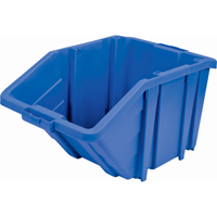 Bac g&eacute;ant en plastique, 15-1/2" la x 13" H x 25" p, Bleu, Capacit&eacute; 200 lb Southpoint Industrial Supply