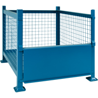 Bulk Stacking Containers, 34.5" W x 40.5" D x 30" H, 3000 lbs. Capacity Southpoint Industrial Supply