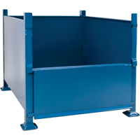 Bulk Stacking Containers, 30" H x 34.5" W x 40.5" D, 3500 lbs. Capacity Southpoint Industrial Supply