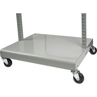 Mobile Tilt Bin Rack - Cart Only, Double-sided, 26-1/4" W x 22" D x 57-1/2" H Southpoint Industrial Supply