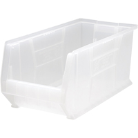 Contenants Hulk, 11" la, 10" h x 23-7/8" p, Transparent Southpoint Industrial Supply