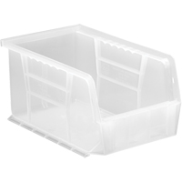 Bac transparent ultra empilable & suspendable, 6" la, 5" h x 9-1/4" p, Transparent Southpoint Industrial Supply