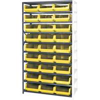 &eacute;l&eacute;ment de rayonnage avec bacs empilables, Acier, Bac Magnum, Capacit&eacute; 650 lb, 42" la x 76" h Southpoint Industrial Supply