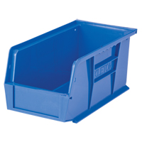 Stack & Hang Bin, 5-1/2" W x 5" H x 10-7/8" D, Blue Southpoint Industrial Supply