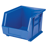 Stack & Hang Bin, 8-1/4" W x 7" H x 10-3/4" D, Blue Southpoint Industrial Supply