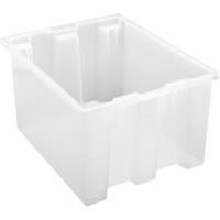 Contenant robuste Stack & Nest, 10" x 15,5" x 19,5", Transparent Southpoint Industrial Supply
